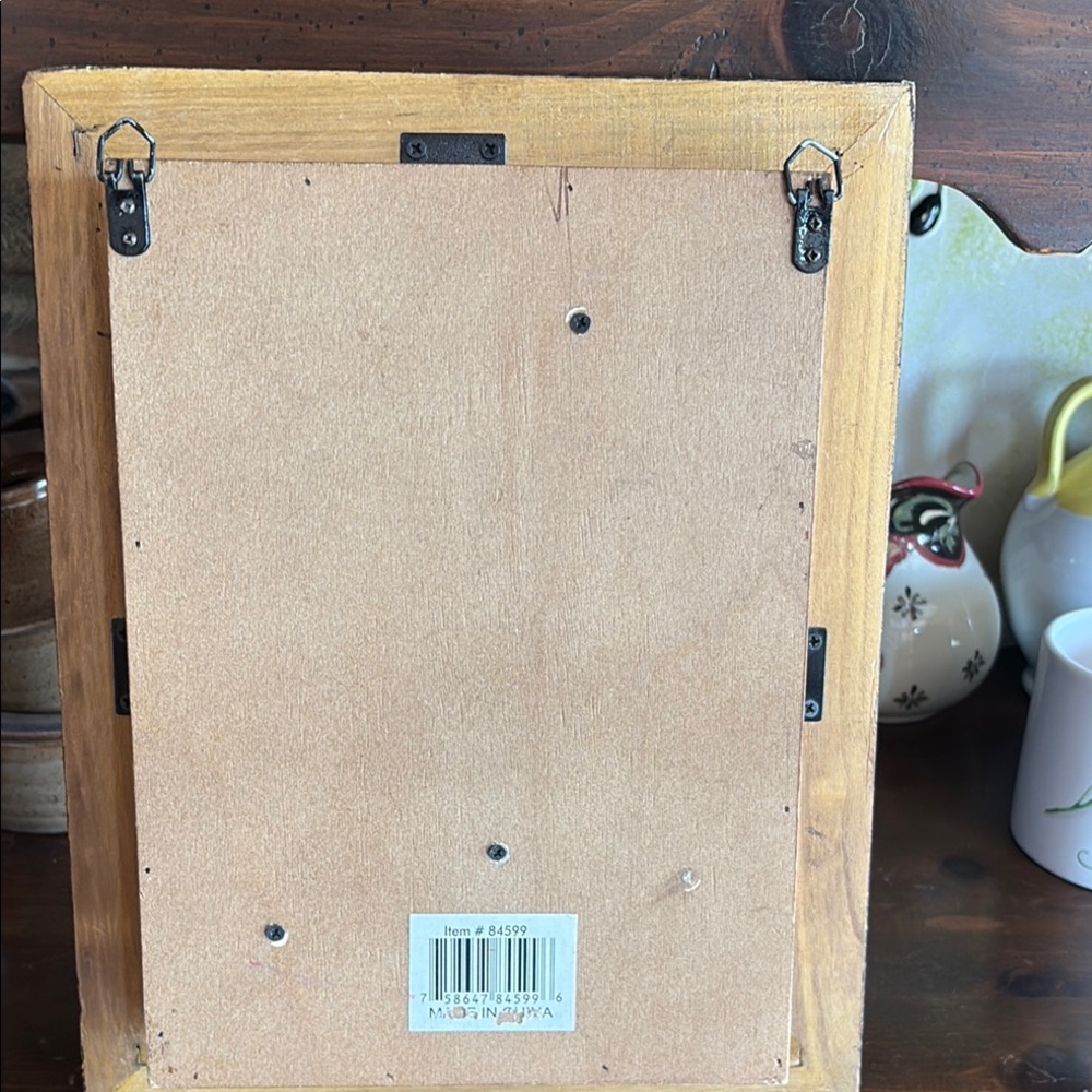 Rustic Chef Shadow Box Decor - Picture 2 of 2